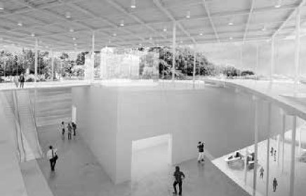 「シドニー・モダン・プロジェクト」イメージパース　美術館と広場が交差する